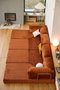 Atelier Del Sofa Kanyon - Sofá-cama de esquina Rojo azulejo